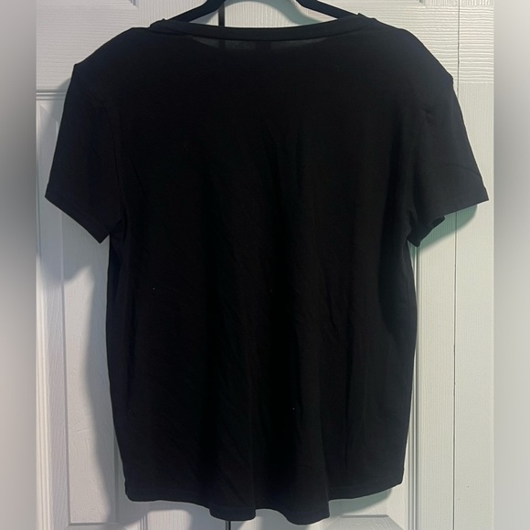 Women's Halogen Padded Shoulder Short Sleeved Top - Picture 4 of 4